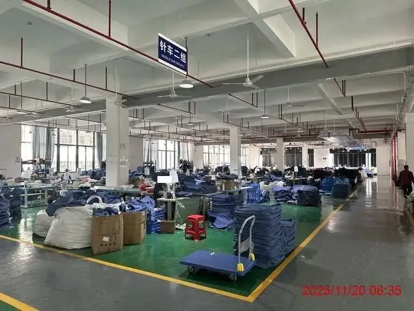 Sewing floor at Gugoo factory