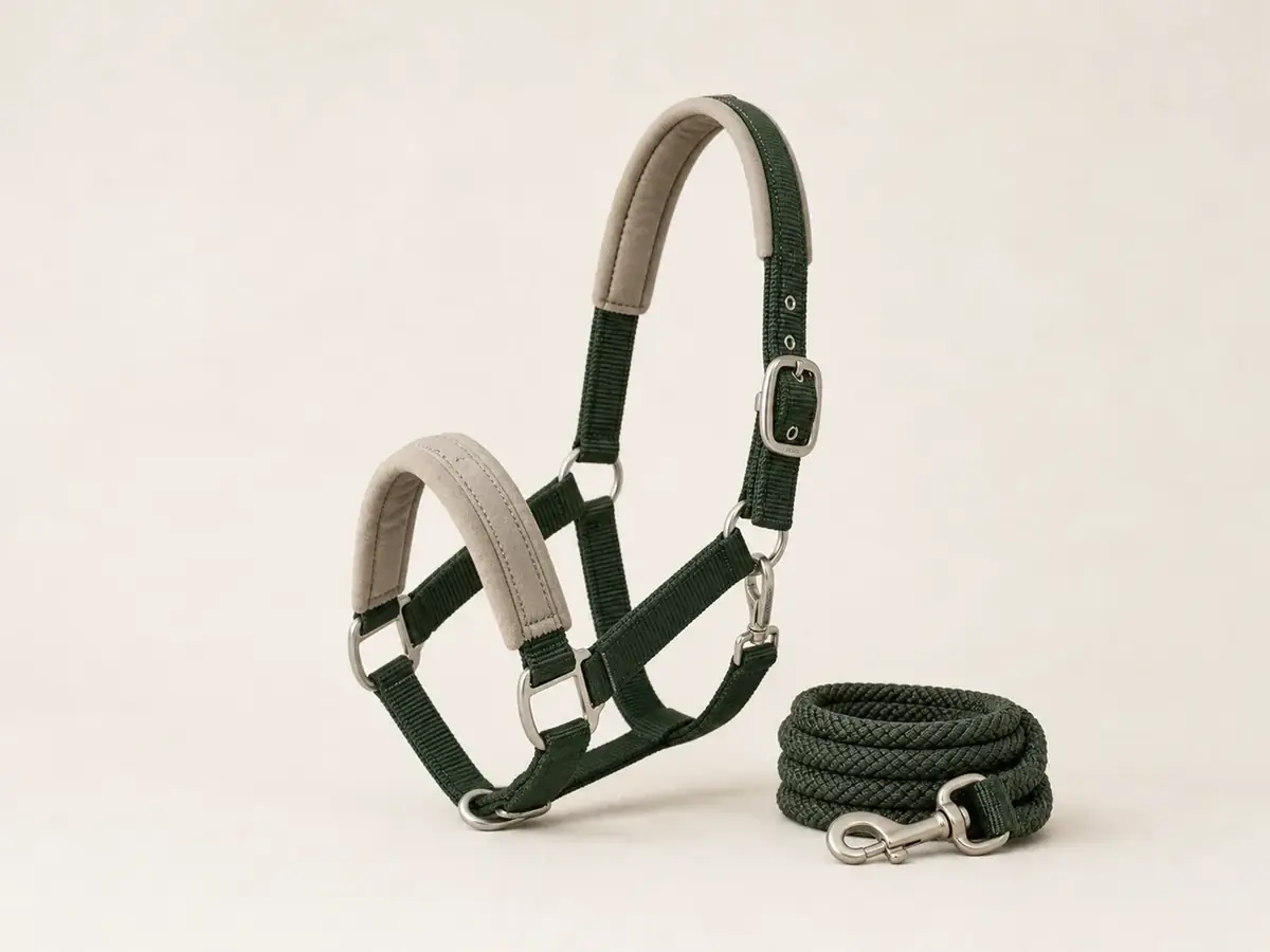 Halters & lead equipment — Everyday adjustable webbing halter
