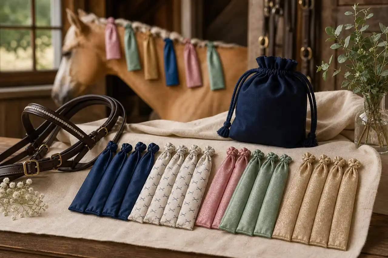 Mane protection bags — Solid, print or coordinated colour set
