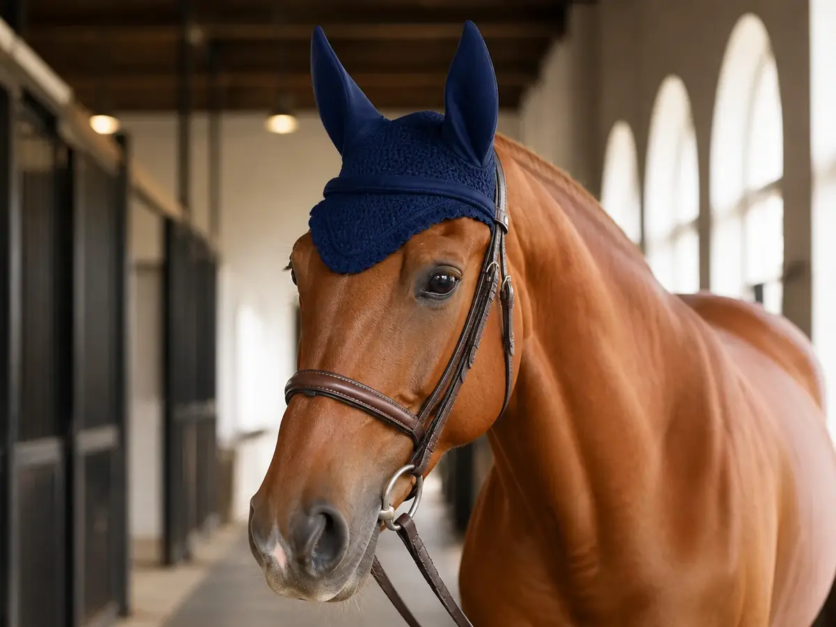Fly masks & ear bonnets — Knitted classic or noise-reducing ear bonnet