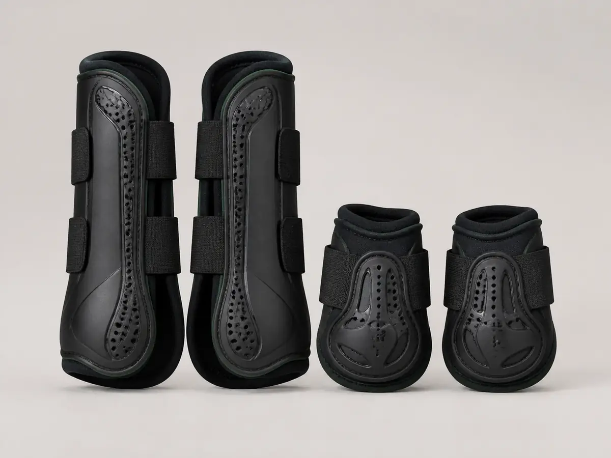Horse boots & leg protection — Open-front tendon and fetlock set